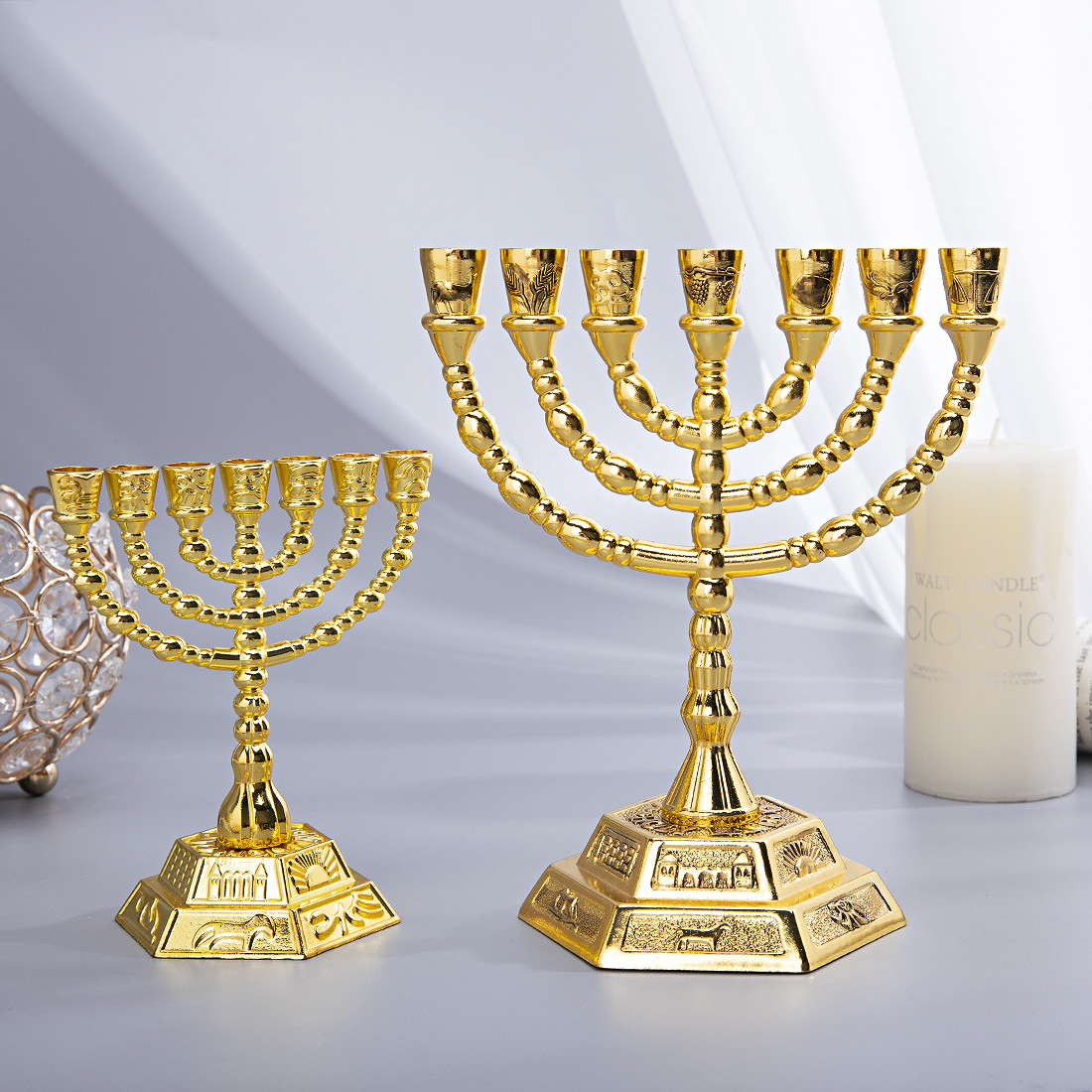 شمعدان مينورا بـ 7 فروع، ديكور - مراجعة Table Runner وسعره